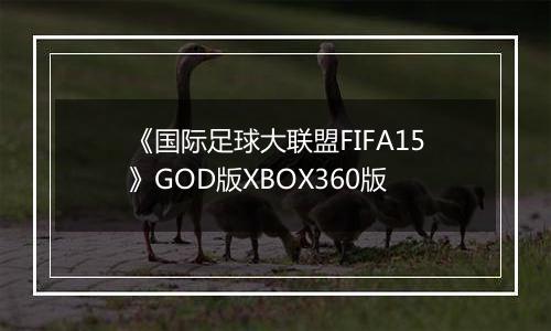 《国际足球大联盟FIFA15》GOD版XBOX360版