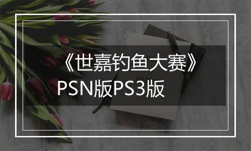 《世嘉钓鱼大赛》PSN版PS3版