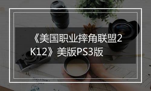 《美国职业摔角联盟2K12》美版PS3版