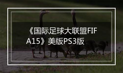 《国际足球大联盟FIFA15》美版PS3版