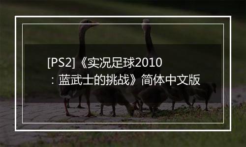 [PS2]《实况足球2010：蓝武士的挑战》简体中文版