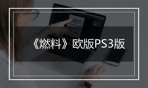 《燃料》欧版PS3版