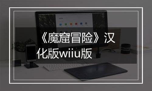 《魔窟冒险》汉化版wiiu版