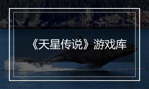 《天星传说》游戏库