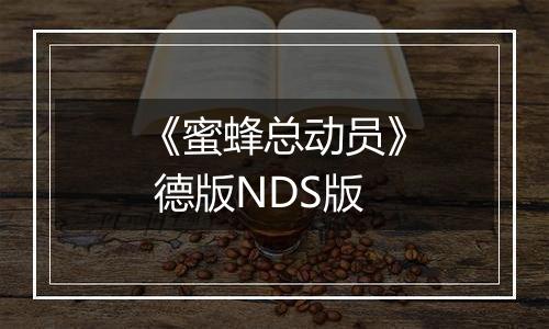 《蜜蜂总动员》 德版NDS版