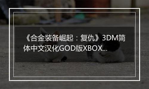 《合金装备崛起：复仇》3DM简体中文汉化GOD版XBOX360版