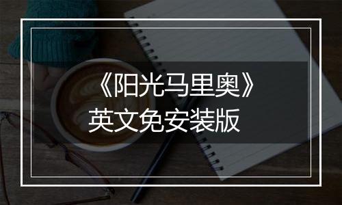 《阳光马里奥》英文免安装版