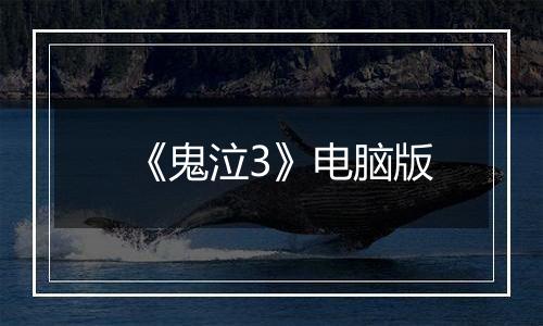 《鬼泣3》电脑版