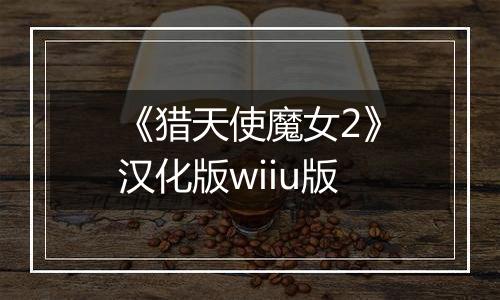 《猎天使魔女2》汉化版wiiu版