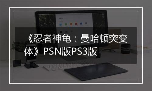 《忍者神龟：曼哈顿突变体》PSN版PS3版