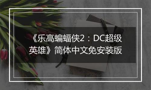 《乐高蝙蝠侠2：DC超级英雄》简体中文免安装版