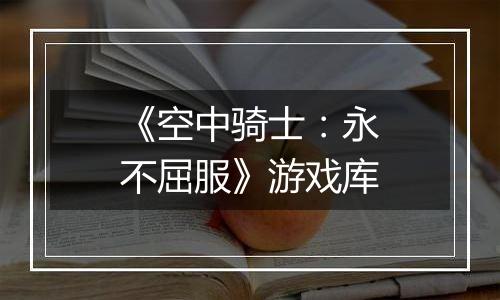 《空中骑士：永不屈服》游戏库