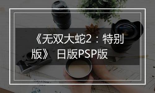 《无双大蛇2：特别版》 日版PSP版