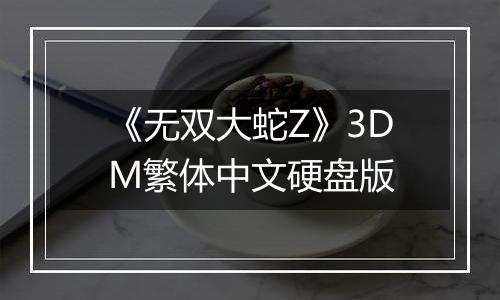 《无双大蛇Z》3DM繁体中文硬盘版