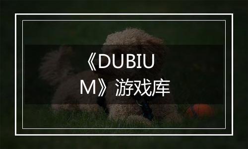 《DUBIUM》游戏库