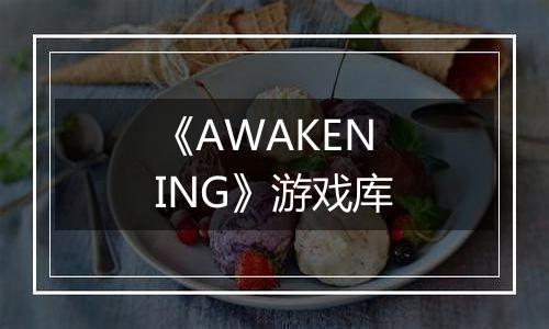 《AWAKENING》游戏库