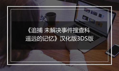 《追捕 未解决事件搜查科 遥远的记忆》汉化版3DS版
