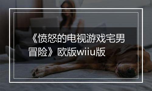 《愤怒的电视游戏宅男冒险》欧版wiiu版