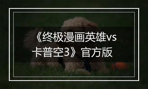 《终极漫画英雄vs卡普空3》官方版