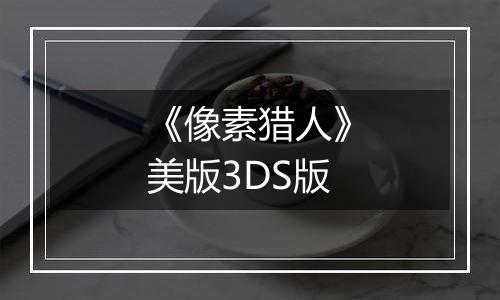 《像素猎人》美版3DS版