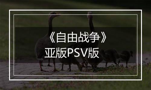 《自由战争》亚版PSV版
