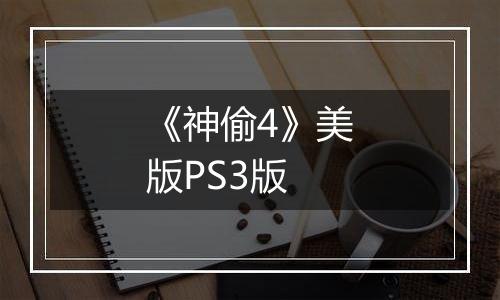 《神偷4》美版PS3版