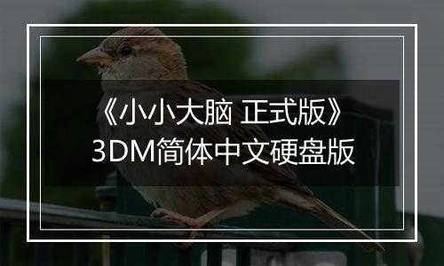 《小小大脑 正式版》3DM简体中文硬盘版