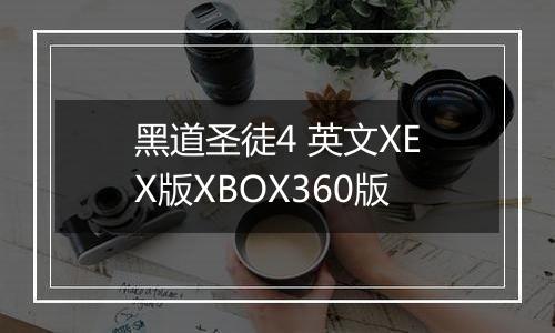 黑道圣徒4 英文XEX版XBOX360版