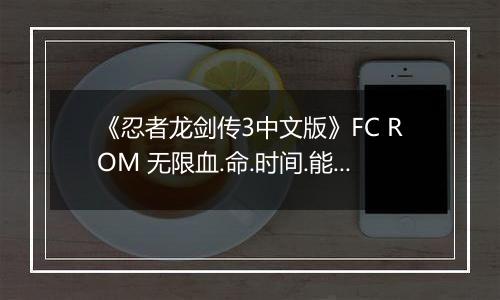 《忍者龙剑传3中文版》FC ROM 无限血.命.时间.能量版