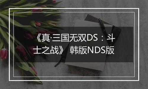 《真·三国无双DS:斗士之战》 韩版NDS版