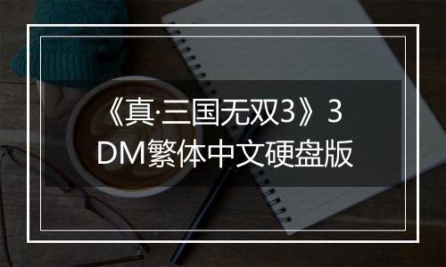 《真·三国无双3》3DM繁体中文硬盘版