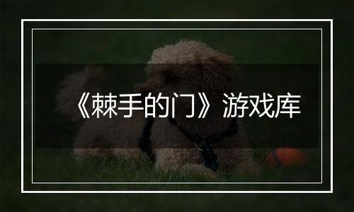 《棘手的门》游戏库