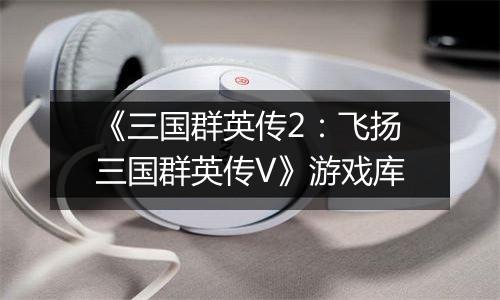 《三国群英传2：飞扬三国群英传V》游戏库