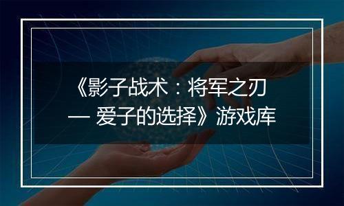 《影子战术：将军之刃 — 爱子的选择》游戏库