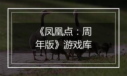 《凤凰点：周年版》游戏库