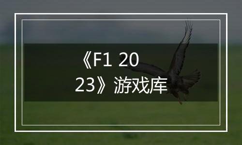 《F1 2023》游戏库