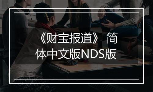 《财宝报道》 简体中文版NDS版