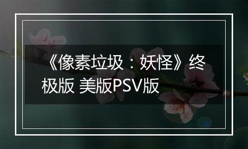 《像素垃圾：妖怪》终极版 美版PSV版