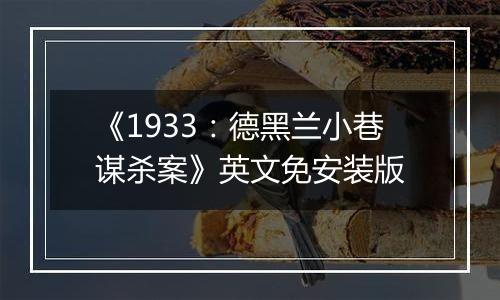 《1933：德黑兰小巷谋杀案》英文免安装版