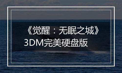 《觉醒：无眠之城》3DM完美硬盘版