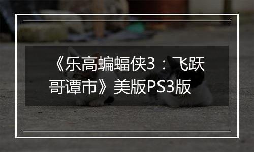 《乐高蝙蝠侠3：飞跃哥谭市》美版PS3版