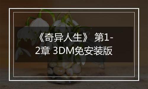 《奇异人生》 第1-2章 3DM免安装版