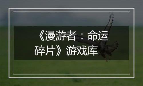 《漫游者：命运碎片》游戏库