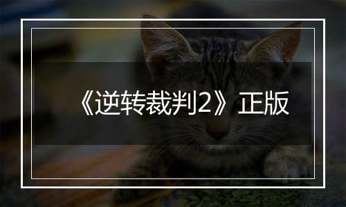 《逆转裁判2》正版