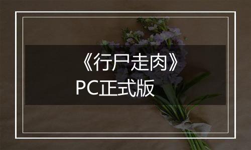《行尸走肉》PC正式版
