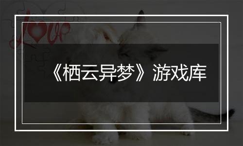 《栖云异梦》游戏库