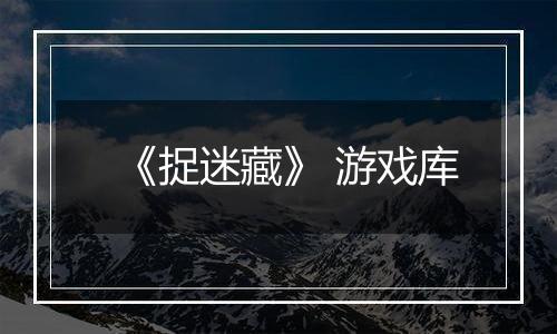 《捉迷藏》 游戏库
