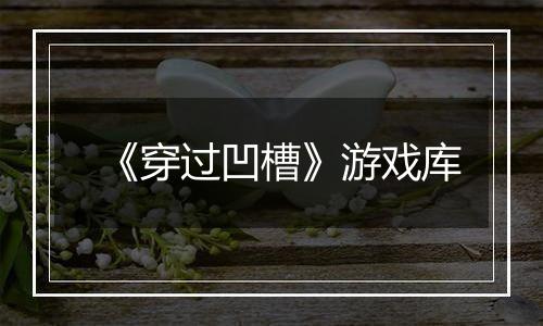 《穿过凹槽》游戏库