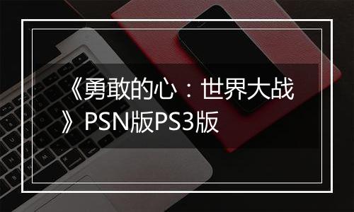 《勇敢的心：世界大战》PSN版PS3版