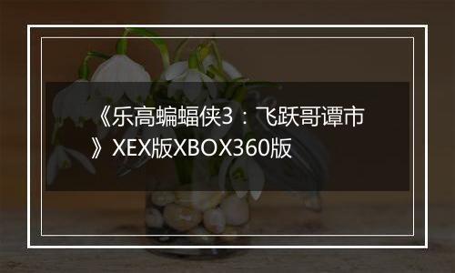 《乐高蝙蝠侠3：飞跃哥谭市》XEX版XBOX360版